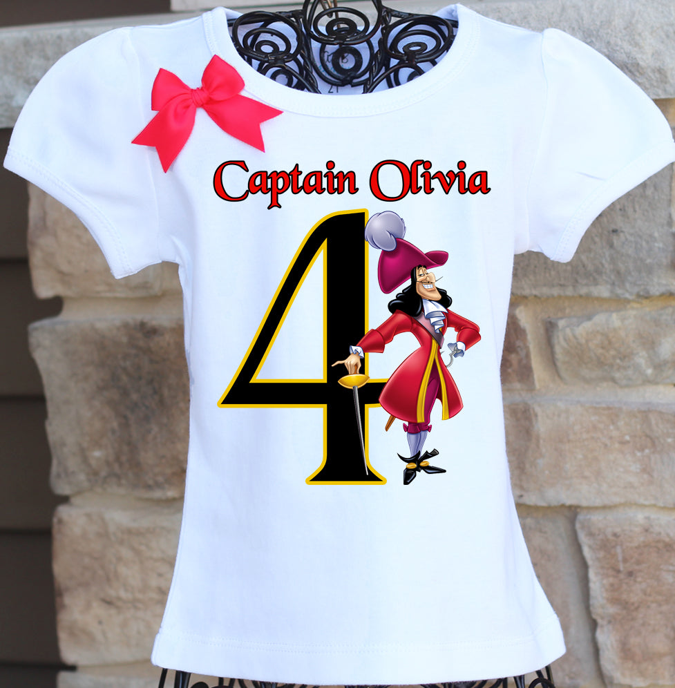 Captain Hook Birthday Shirt – Twistin Twirlin Tutus