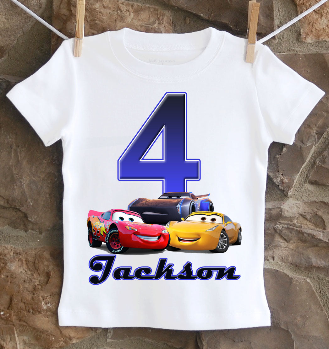 cars 3 birthday shirt