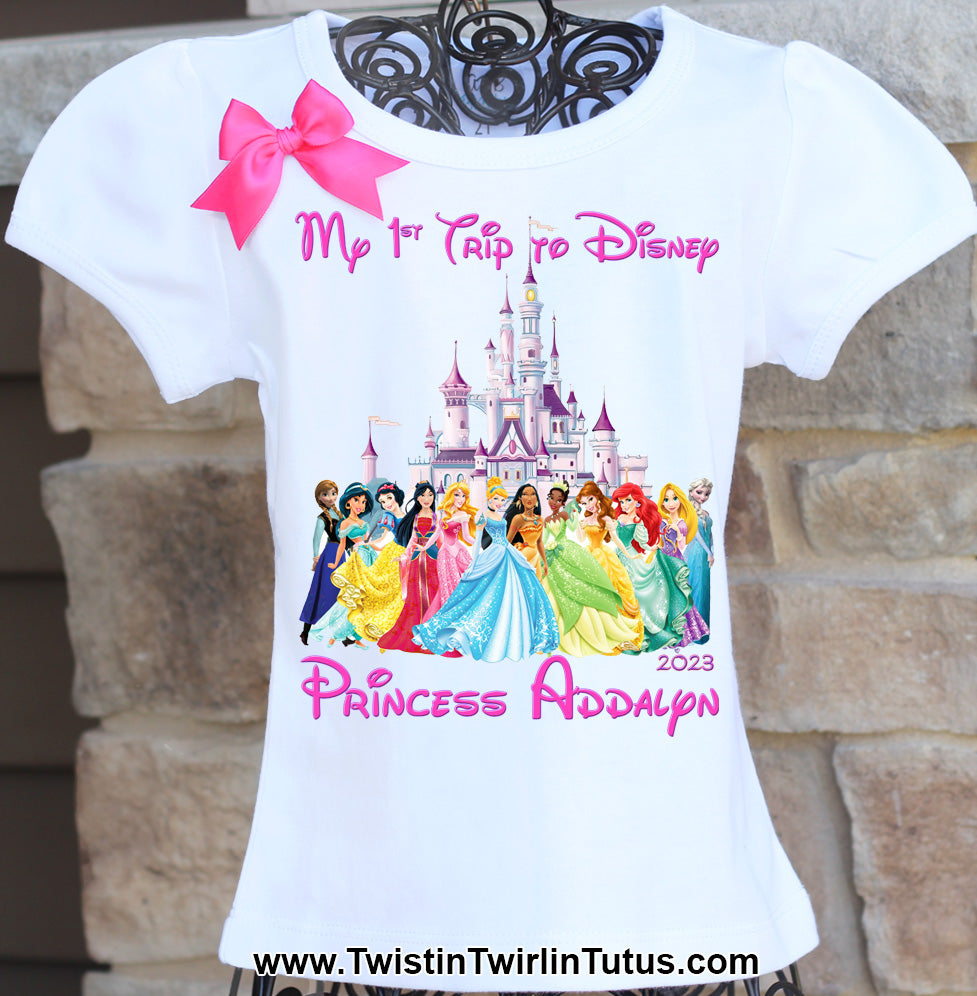 Disney World Shirt PRINCESSES Disney Vacation Disney Group Shirts Disney  Matching Shirts Disney Personalized Shirts Disney Family Shirts 