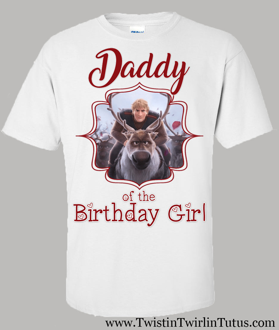 Twistin Twirlin Tutus Bluey Daddy Birthday Shirt XL