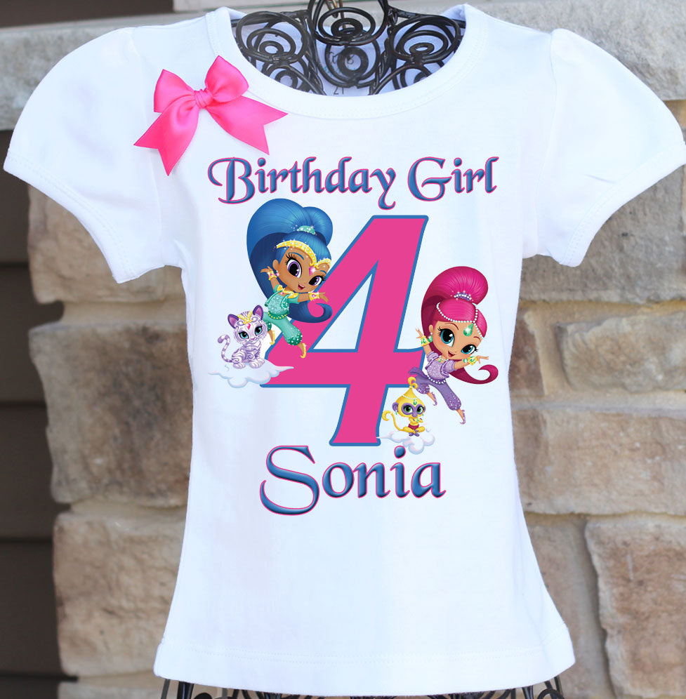 Shimmer and shine 4th shop birthday outfit