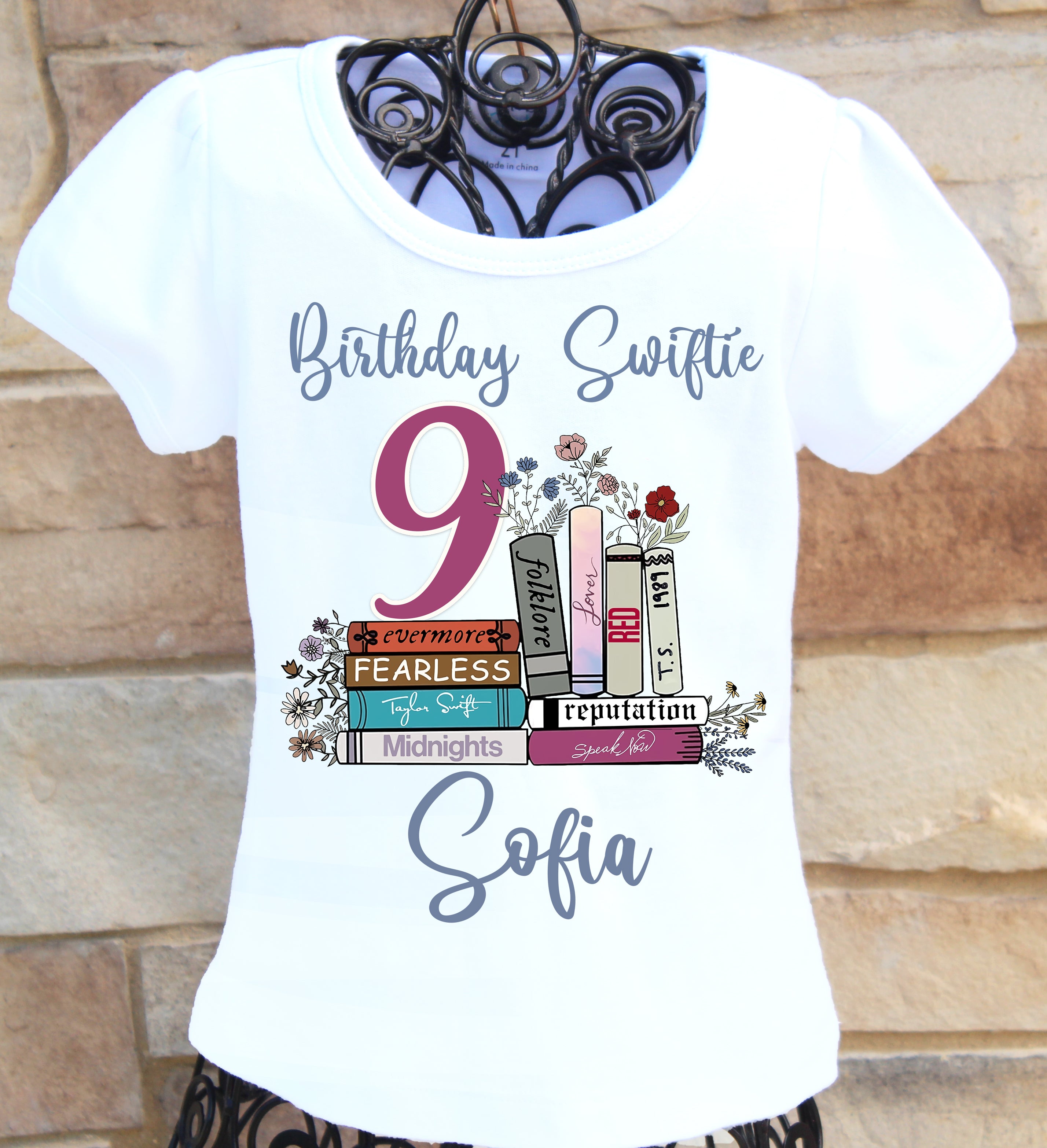 Taylor Swift Birthday Shirt – Twistin Twirlin Tutus