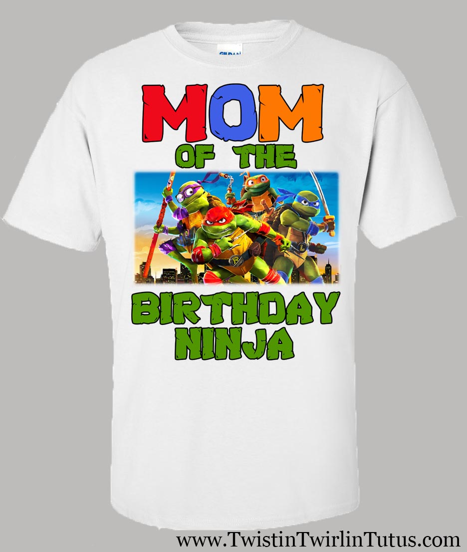 Ninja Turtles Vintage Birthday Shirt, Customizable, Add Name T-shirt