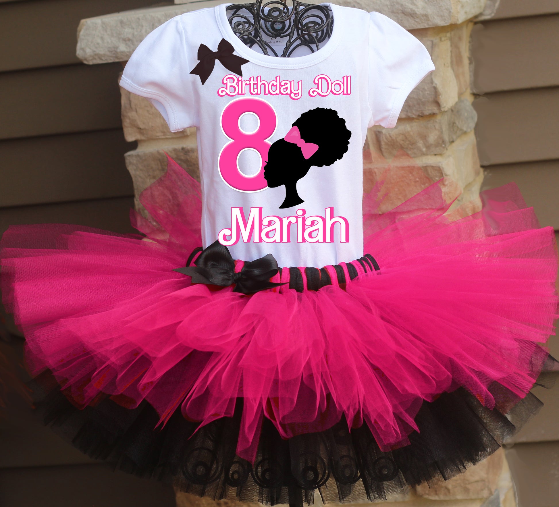 Birthday doll tutu outfit