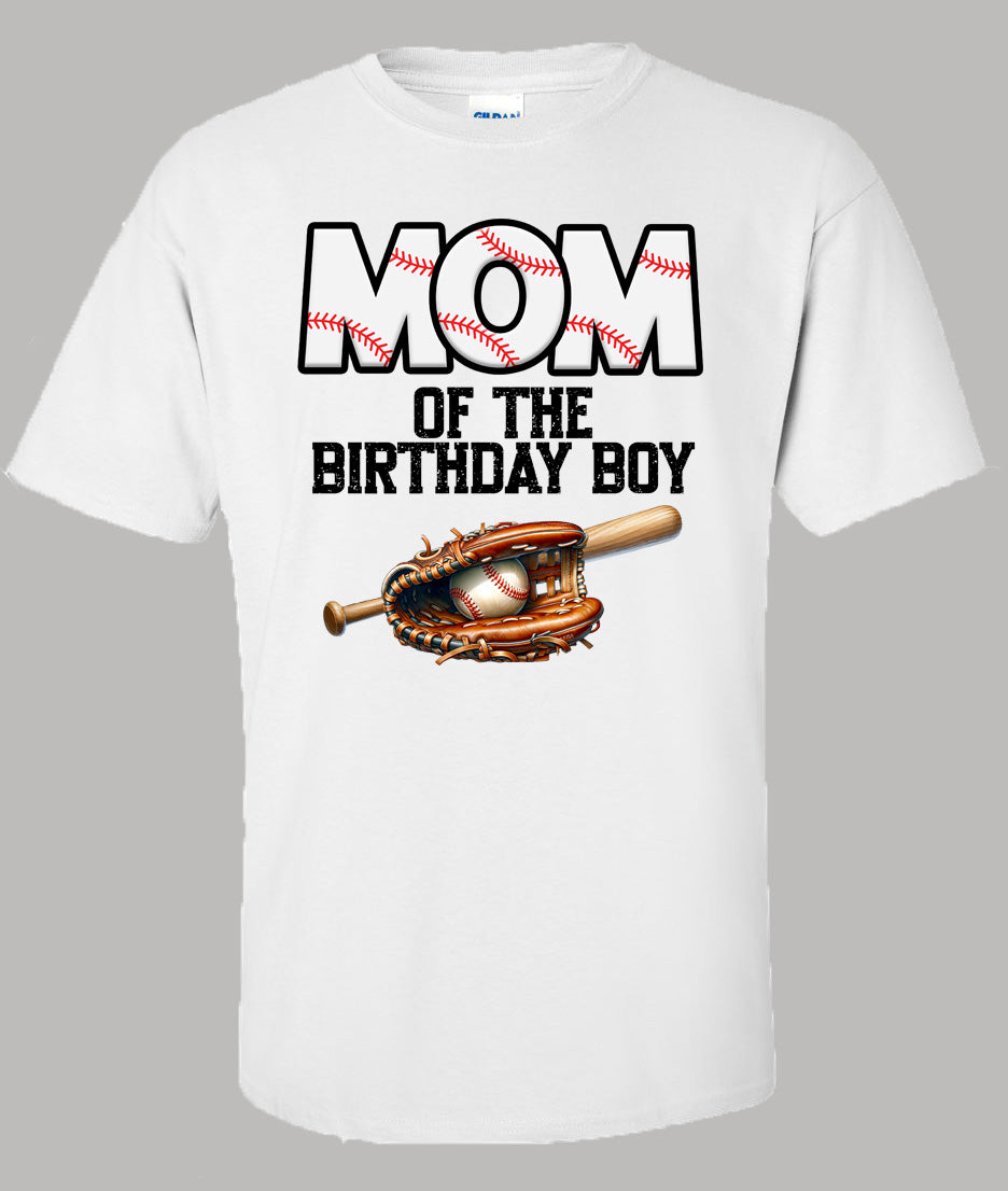 Baseball Mom Birthday Shirt