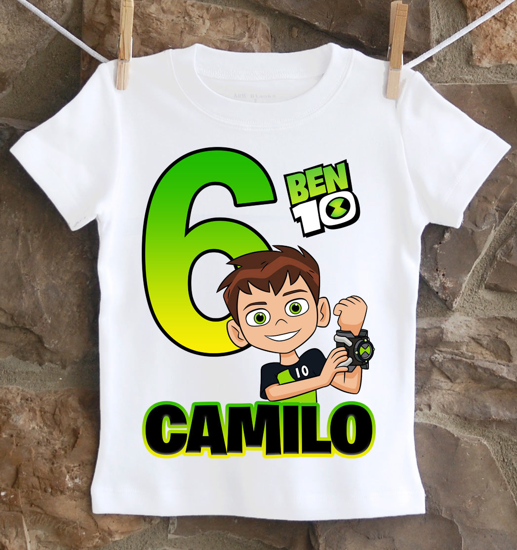 Ben 10 birthday shirt