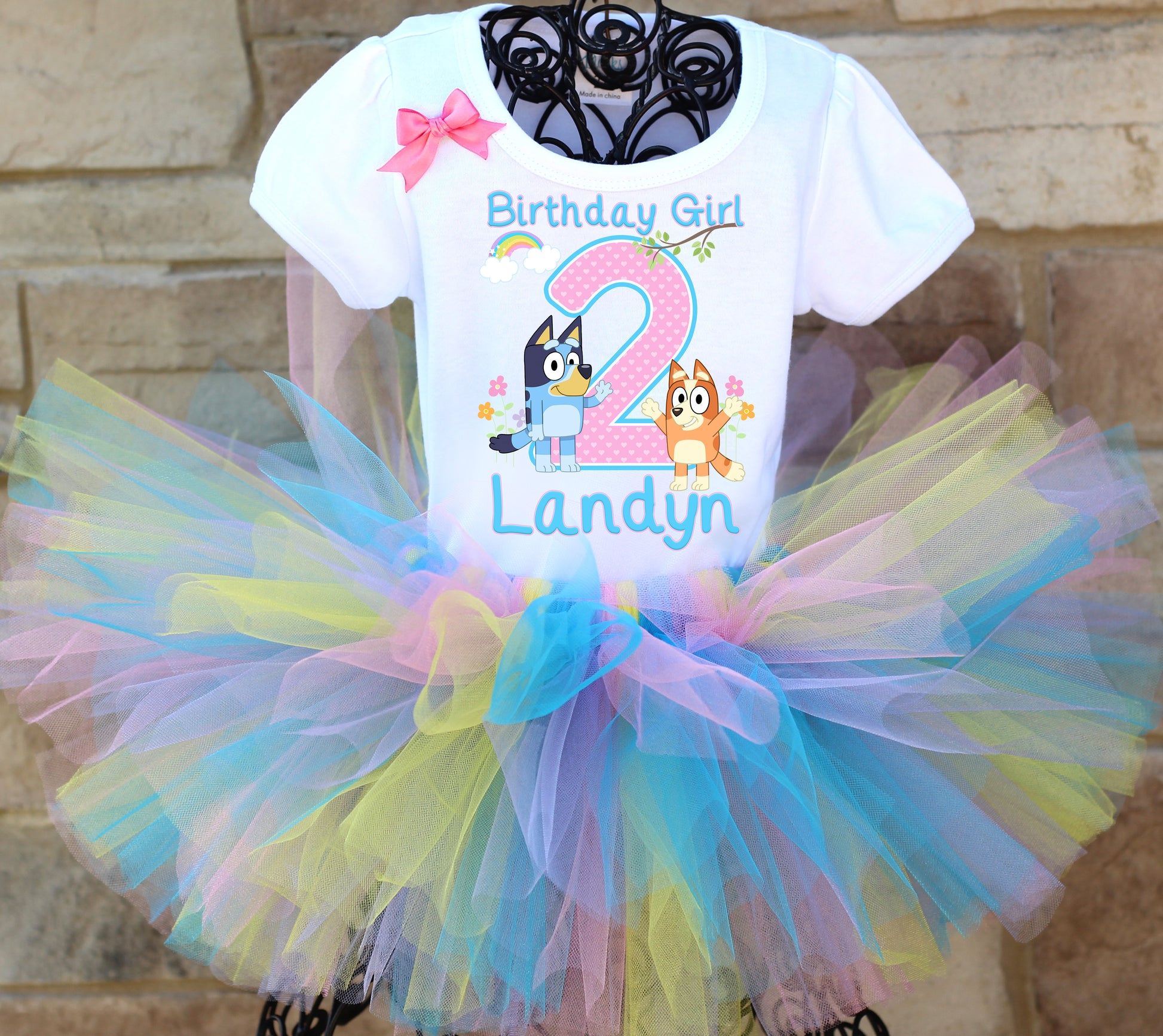 Bluey Birthday Shirt Bluey Inspired Birthday Girl Outfit For Baby Toddler -  iTeeUS