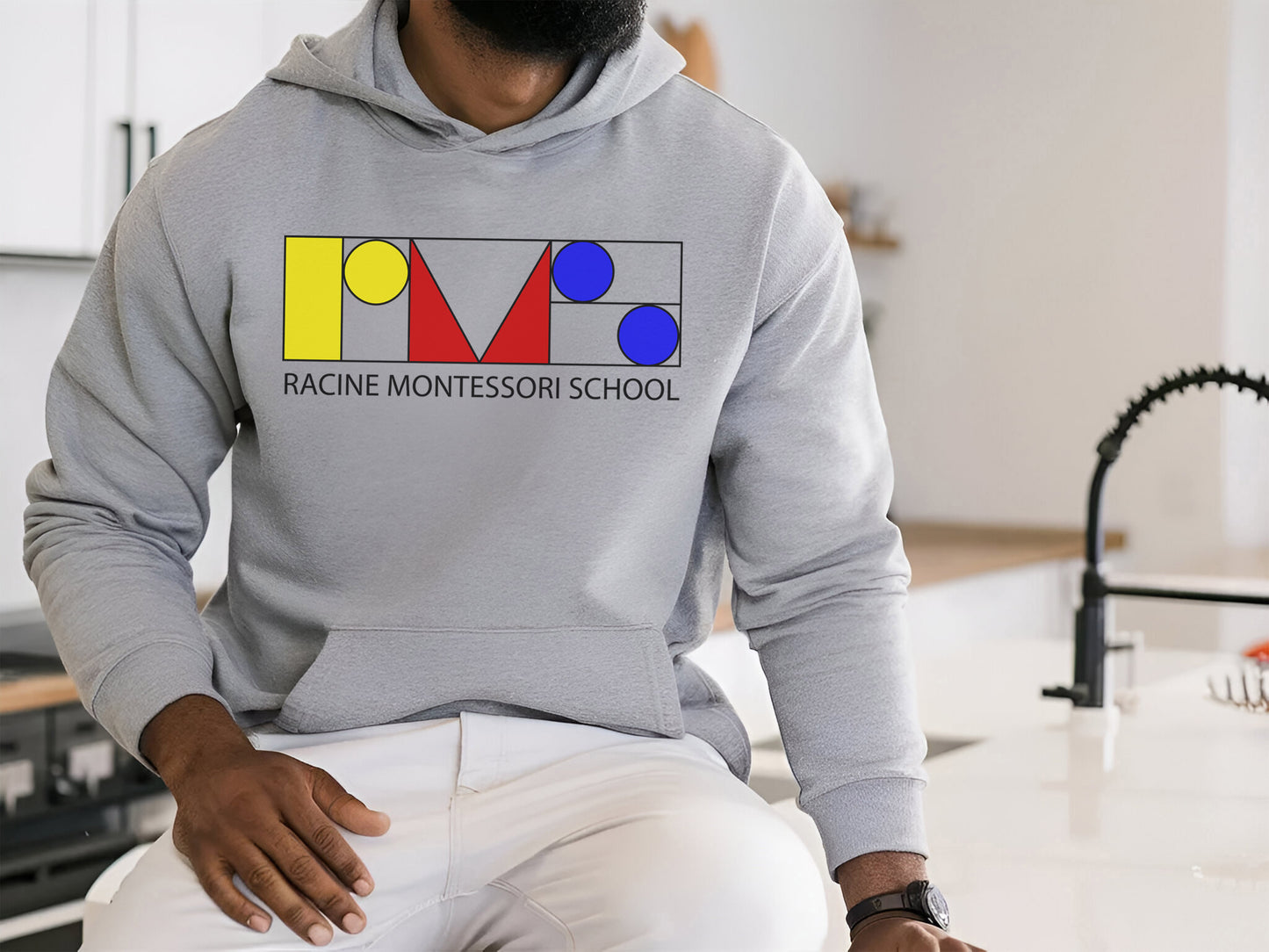 Racine Montessori Colored Logo Hoodie