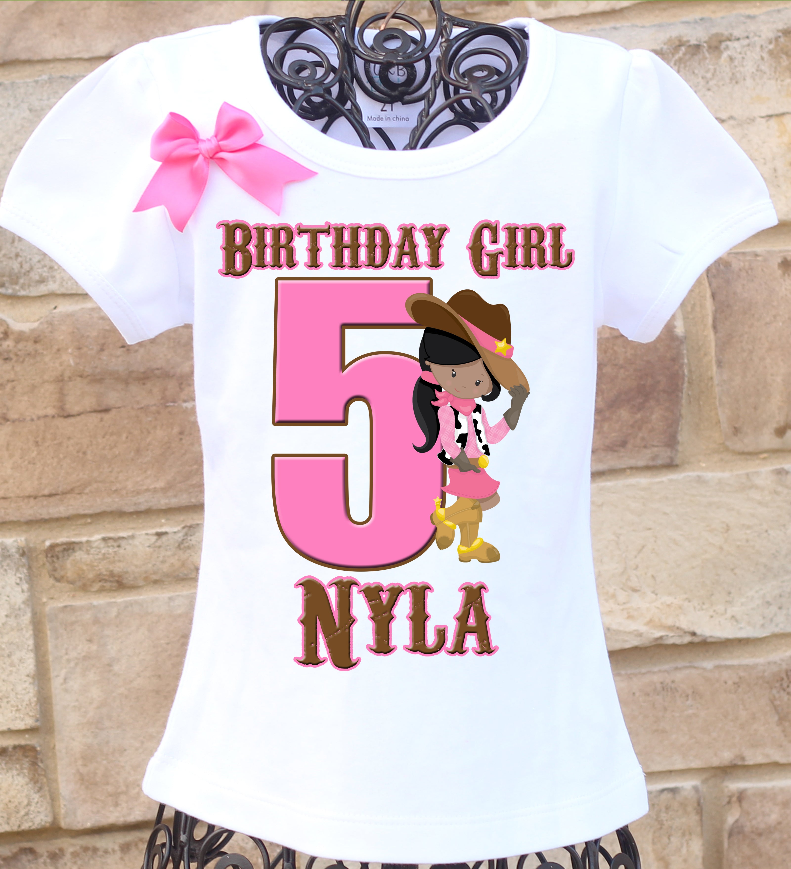 Cowgirl Custom Tutu Set | Personalized Birthday Shirt | Embroidery | Cowboy and outlet Cowgirl |