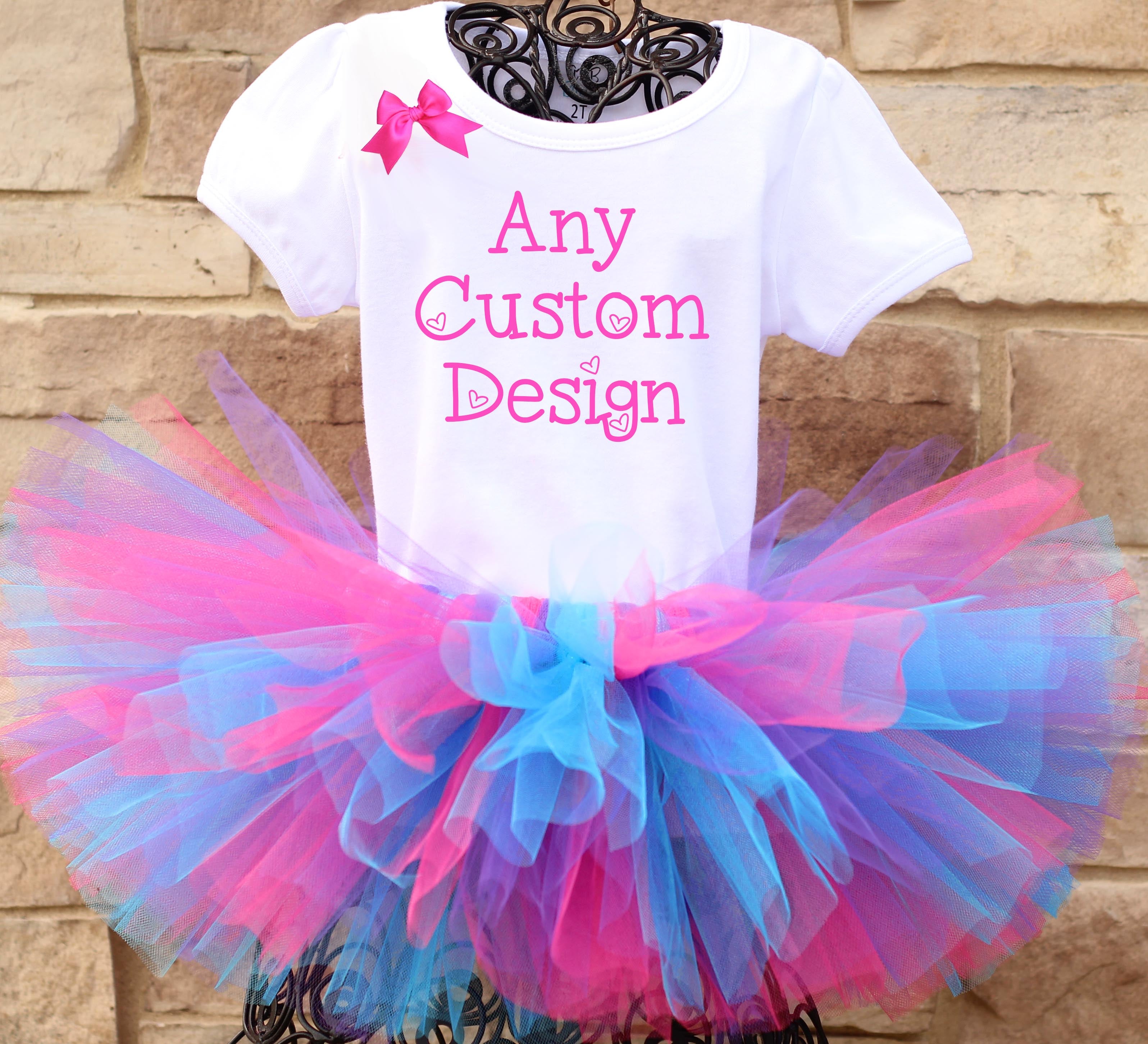 Twistin Twirlin Tutus Custom Birthday Tutu Outfit 12 24 Months