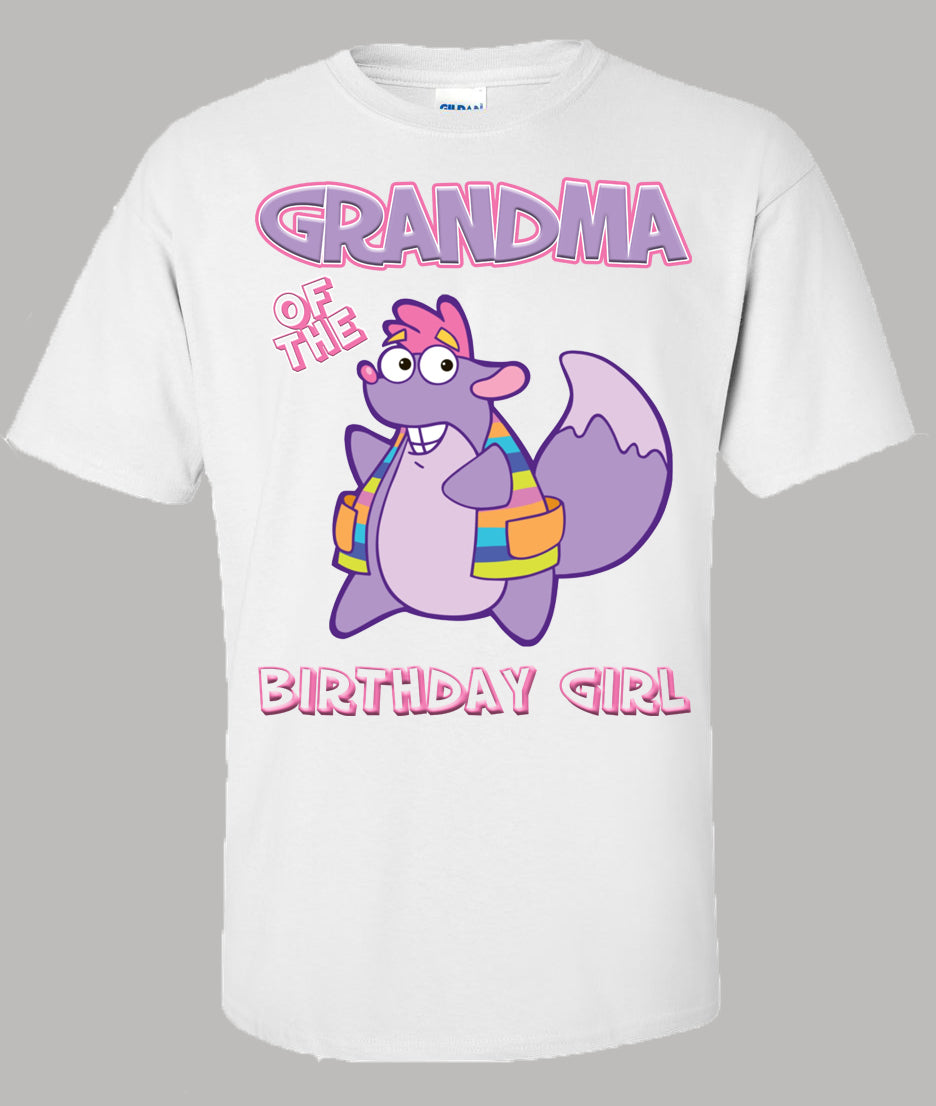 4 shirt set Family Birthday Shirts, Birthday Girl Birthday Shirt Set for popular Aunts, Cousin and Grandma with Carnival