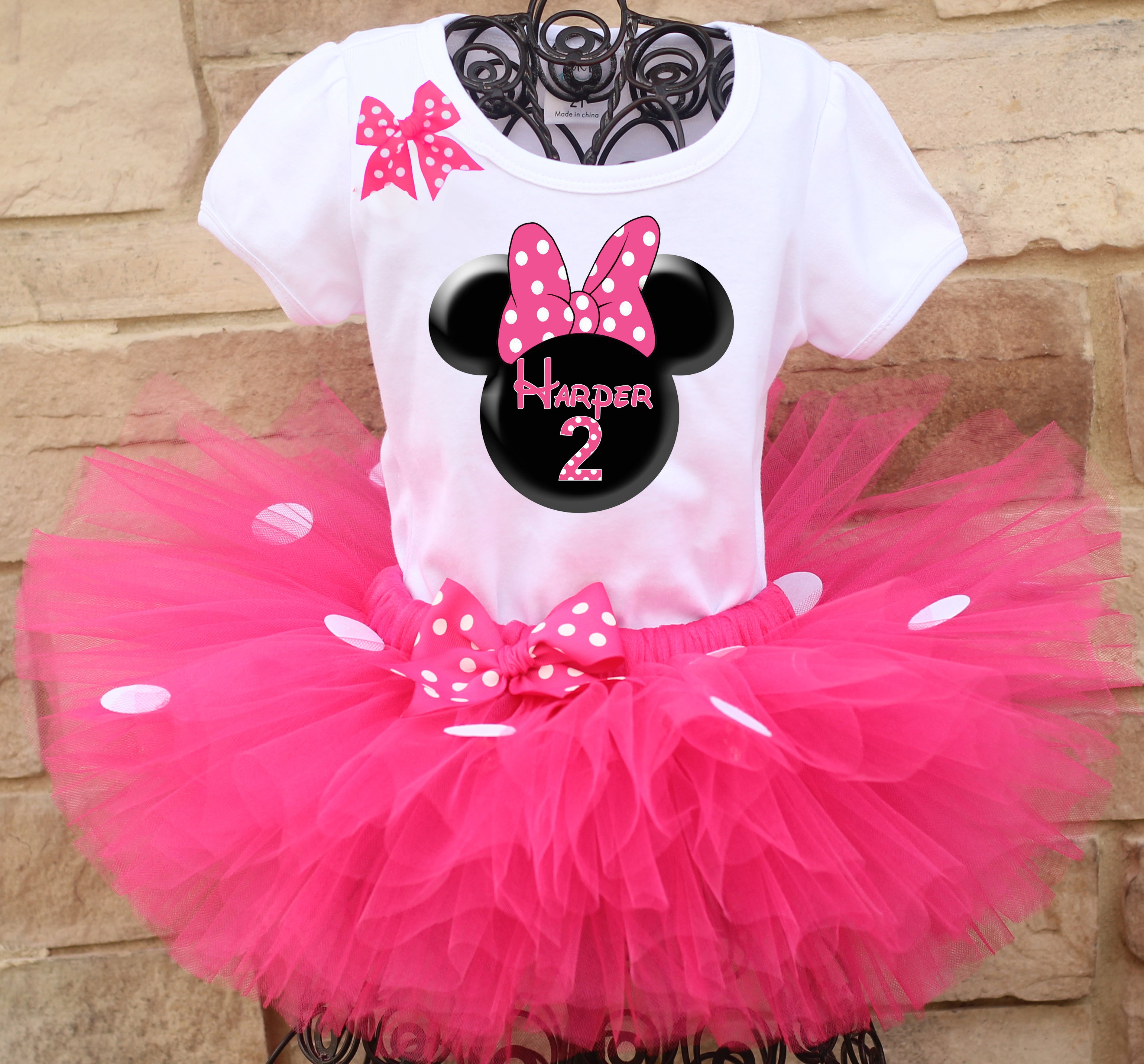 Pink minnie 2025 mouse tutu