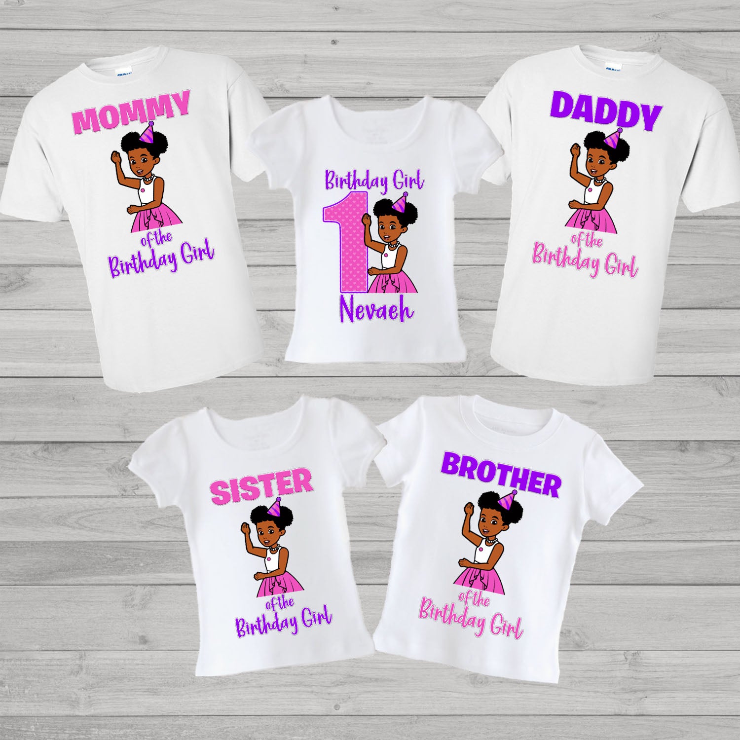 Gracie's Corner Family Birthday Shirts