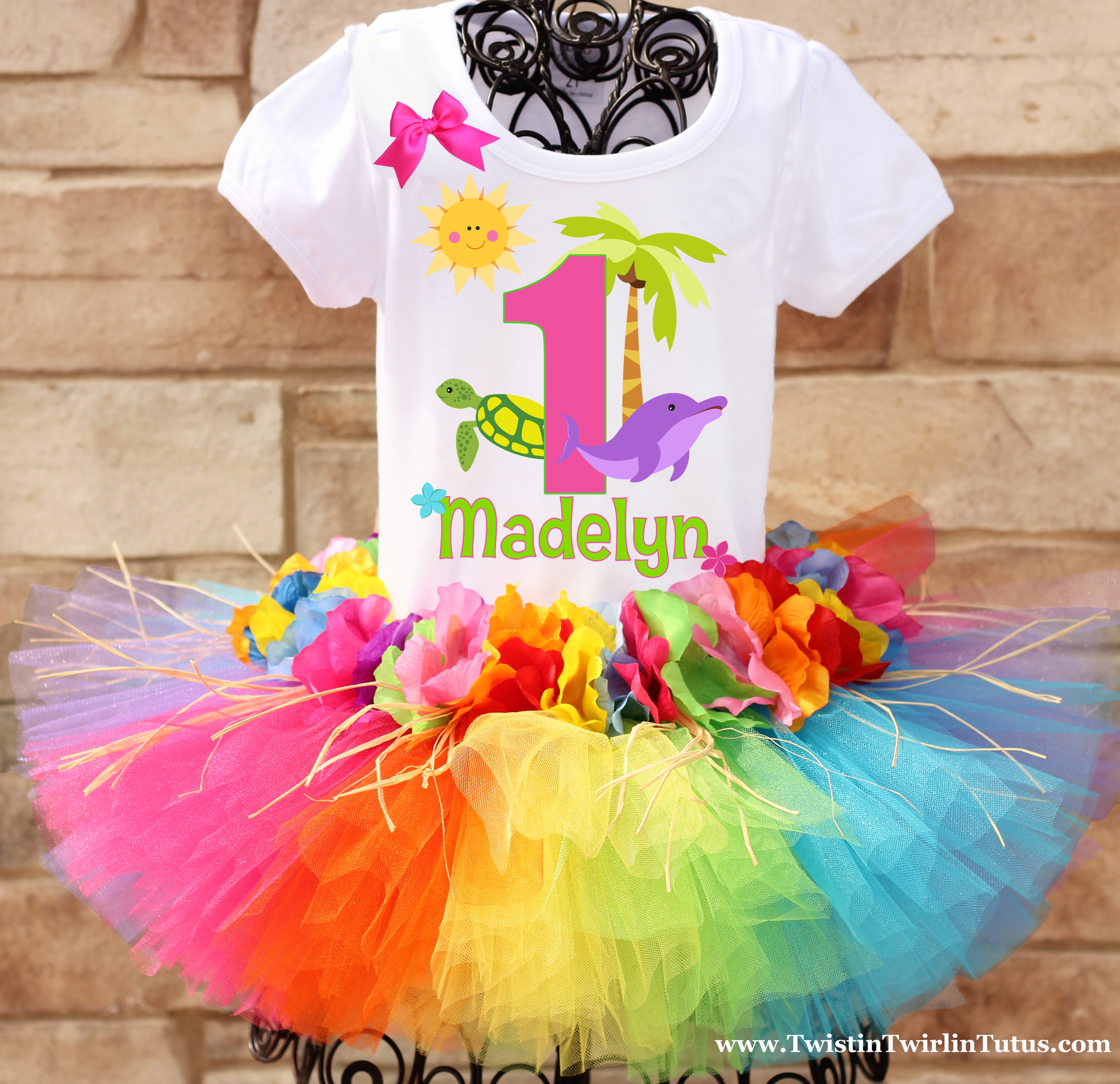 First birthday luau outfit best sale