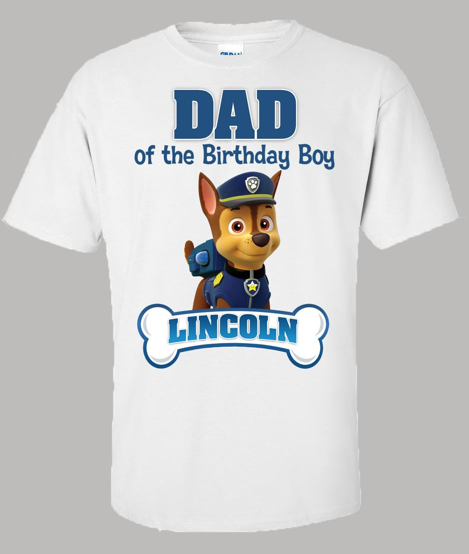 Paw patrol first outlet birthday shirt