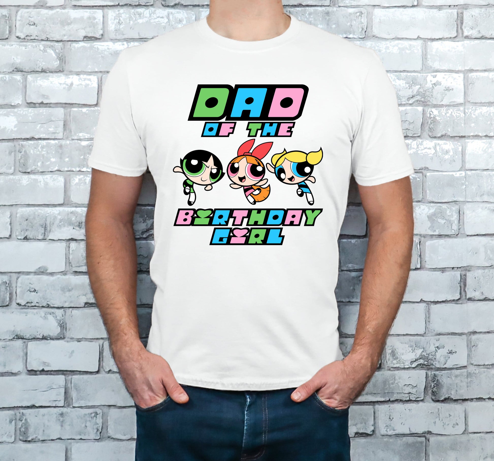 Powerpuff Girls Dad Shirt