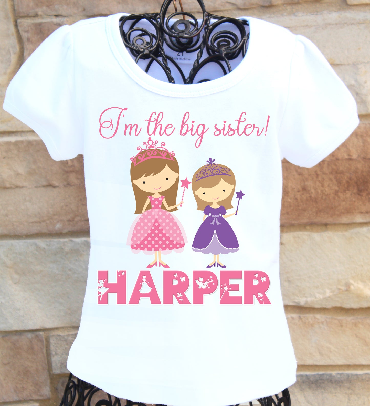 Big Sister princess shirt