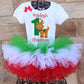 Christmas tutu outfit