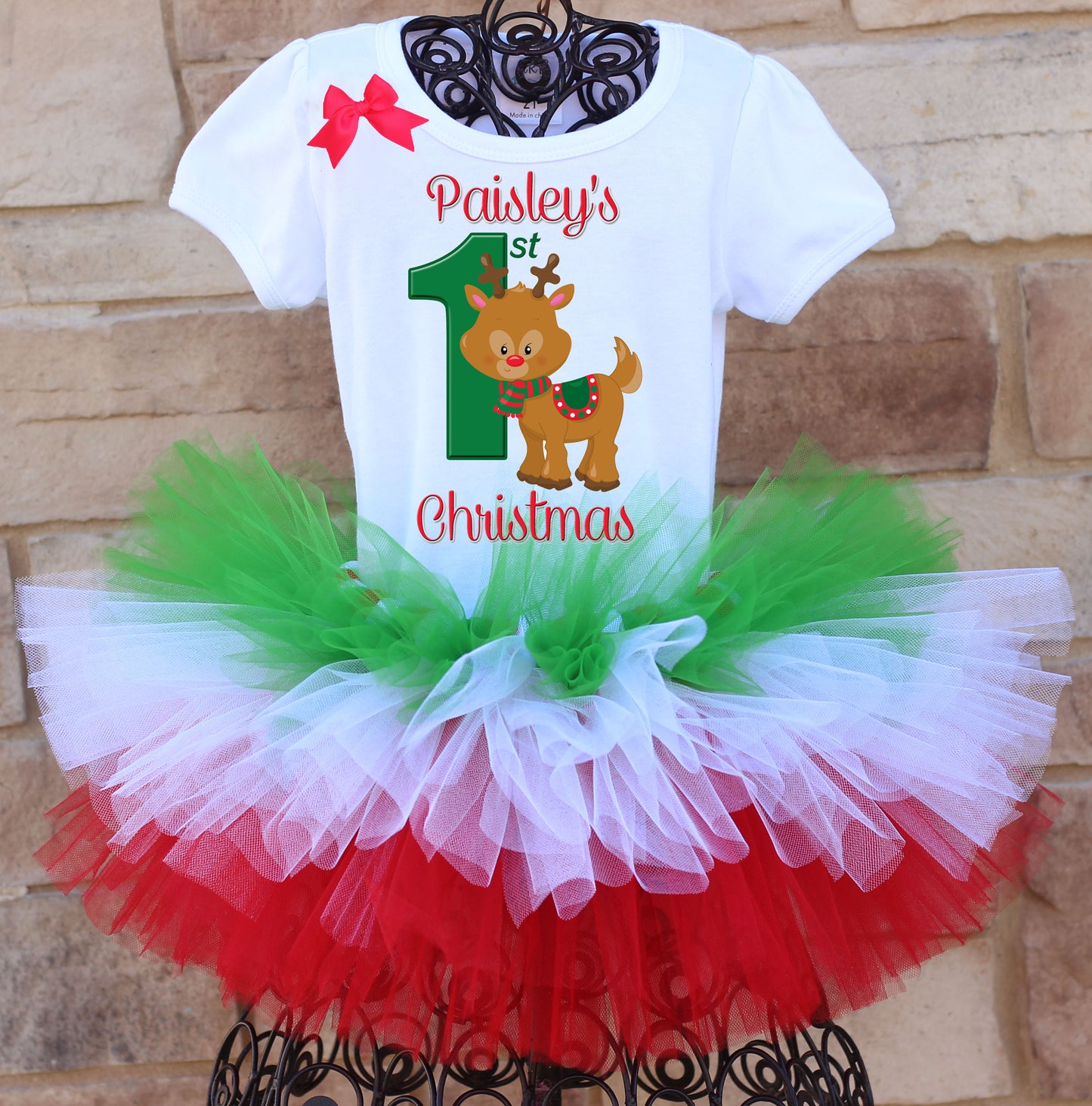 Christmas tutu outfit