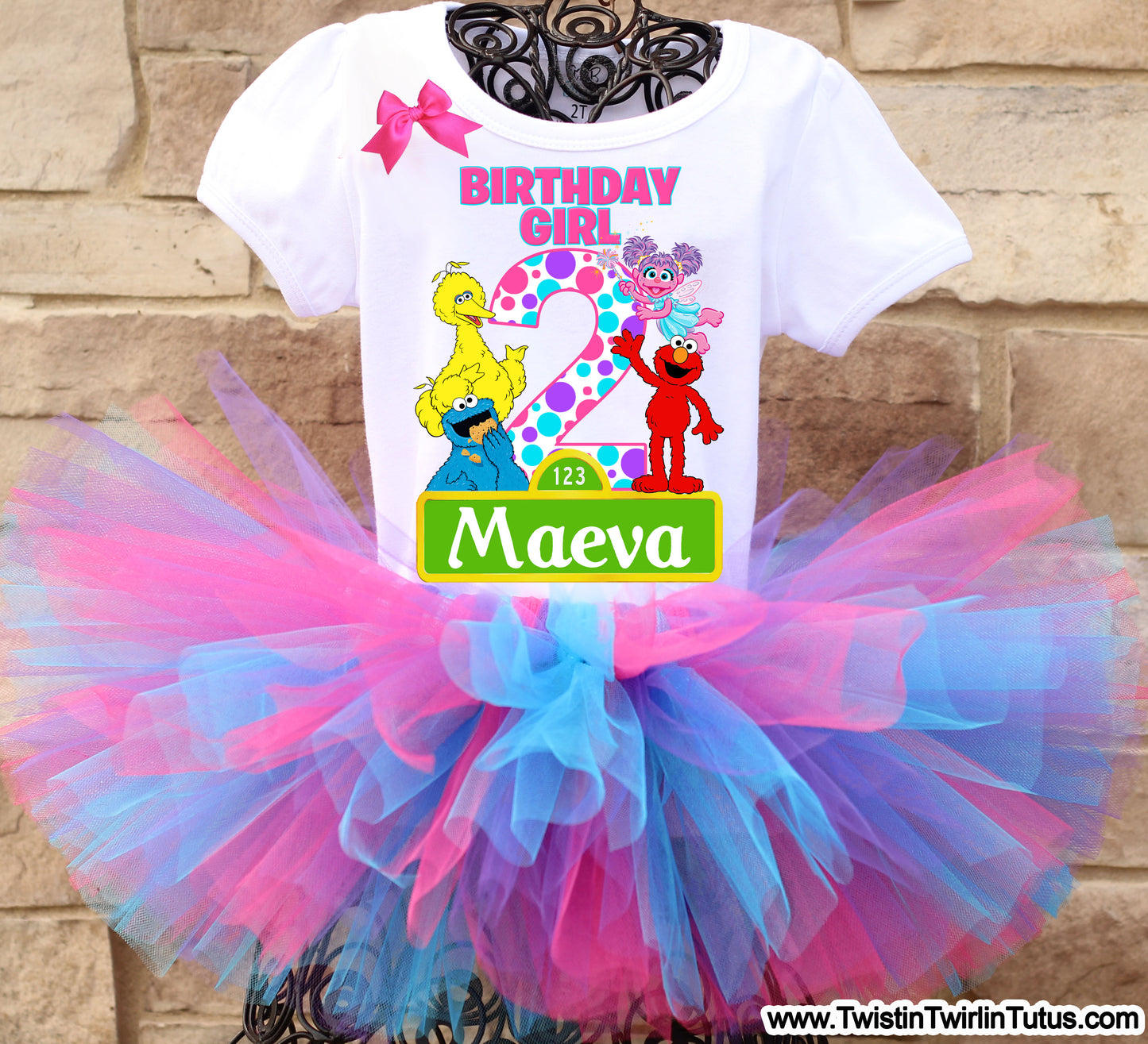 Sesame Street Birthday tutu outfit