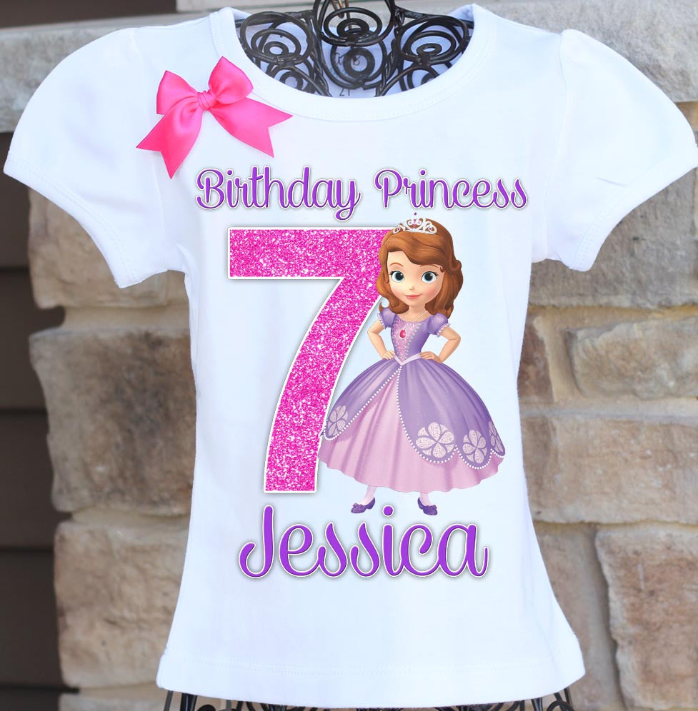 Sofia the First Birthday Shirt Family Set Twistin Twirlin Tutus