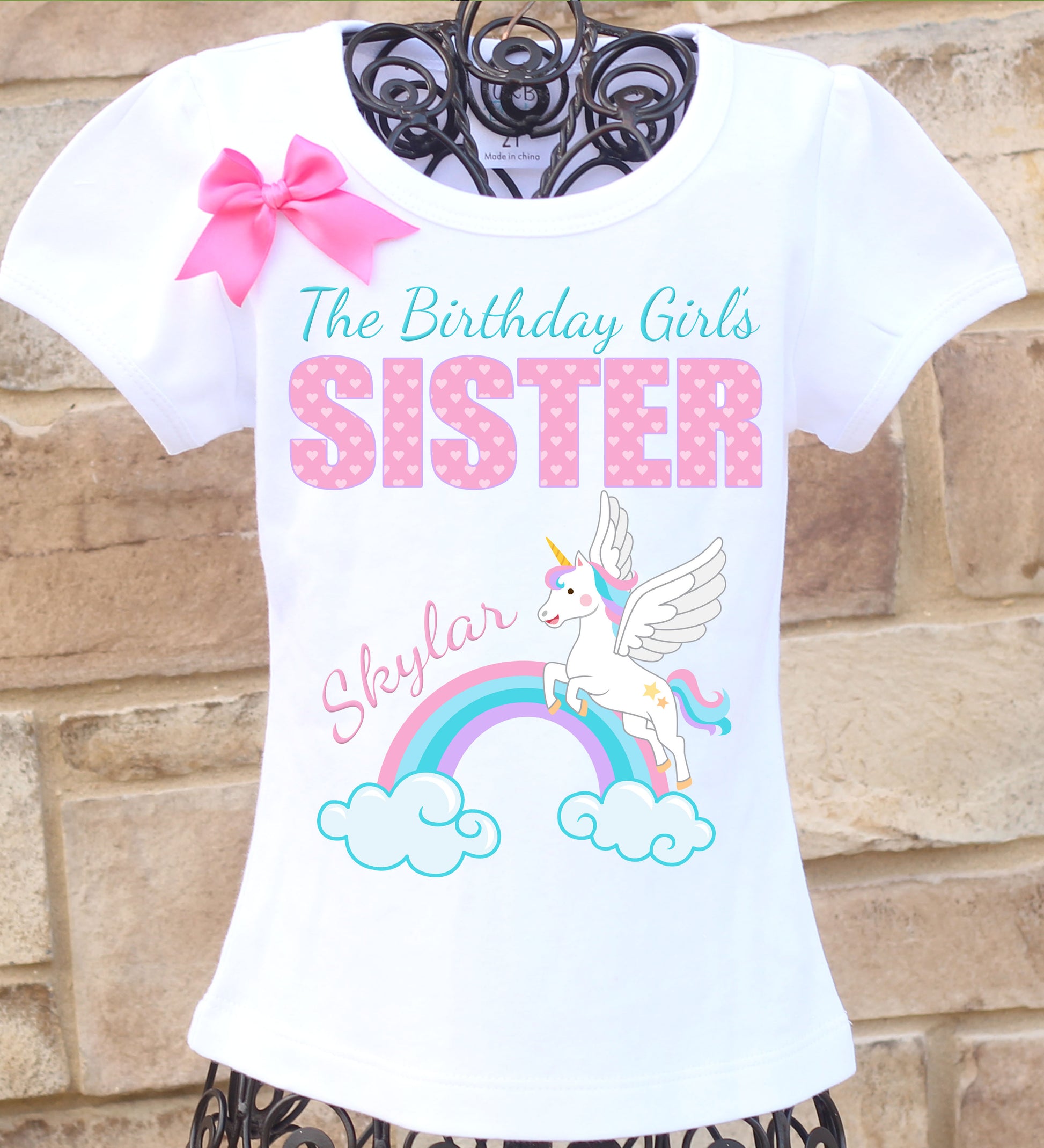 unicorn themed family shirts