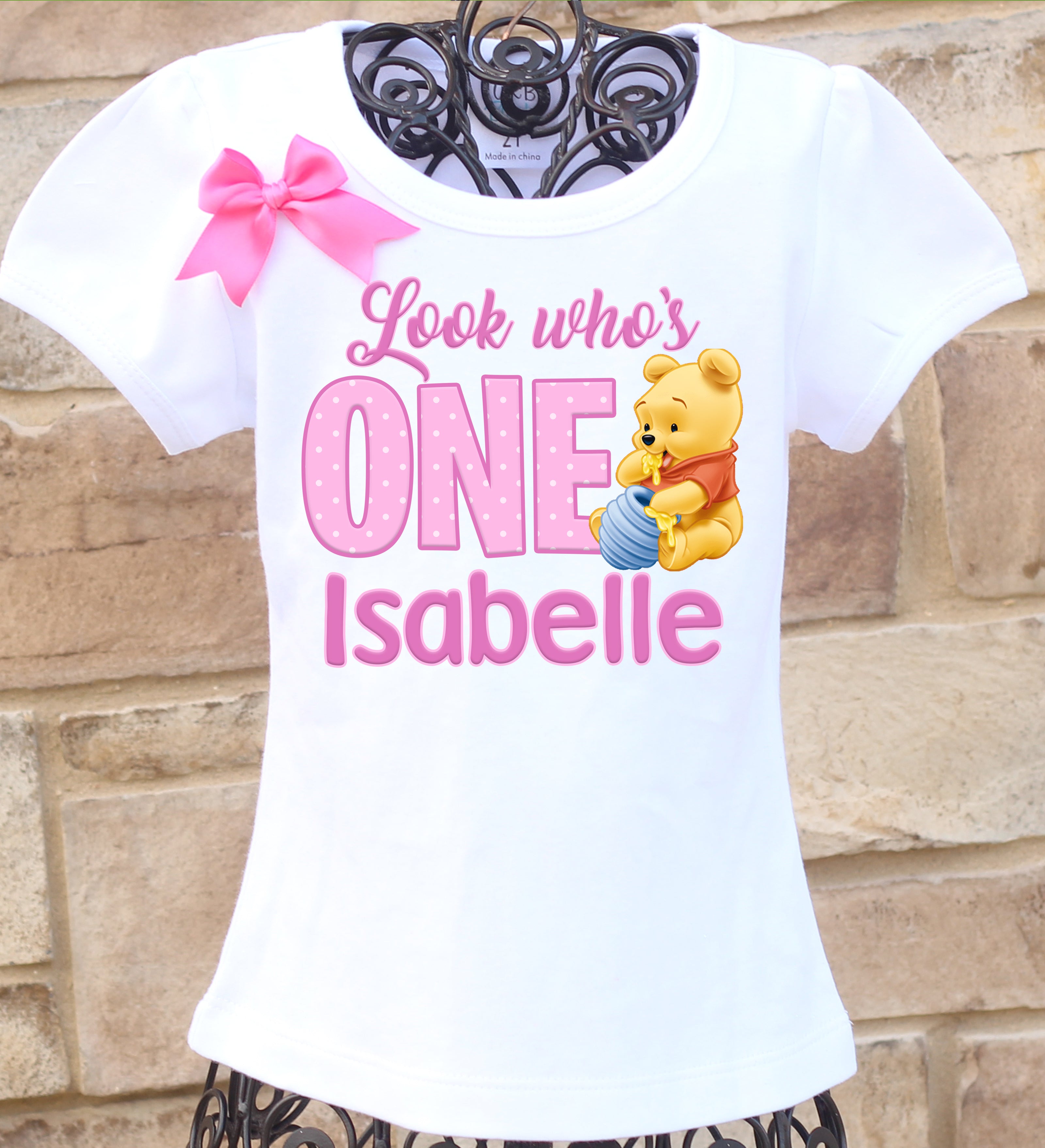 Winnie the pooh on sale 1st birthday shirt