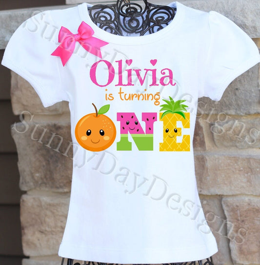 Fruit First Birthday Shirt