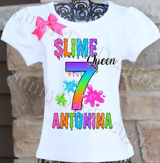 Slime Birthday Shirt