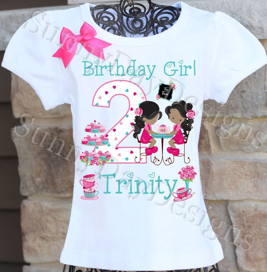 Tea party Birthday shirt