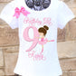 Ballerina birthday shirt