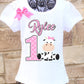 Baby Cow birthday shirt