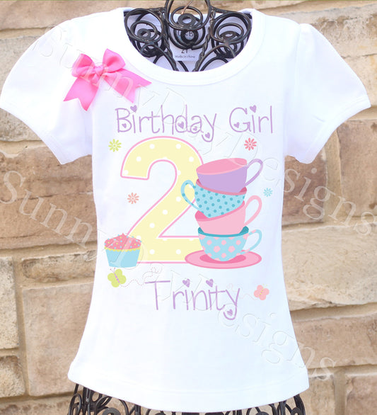 Tea Party Birthday Shirt