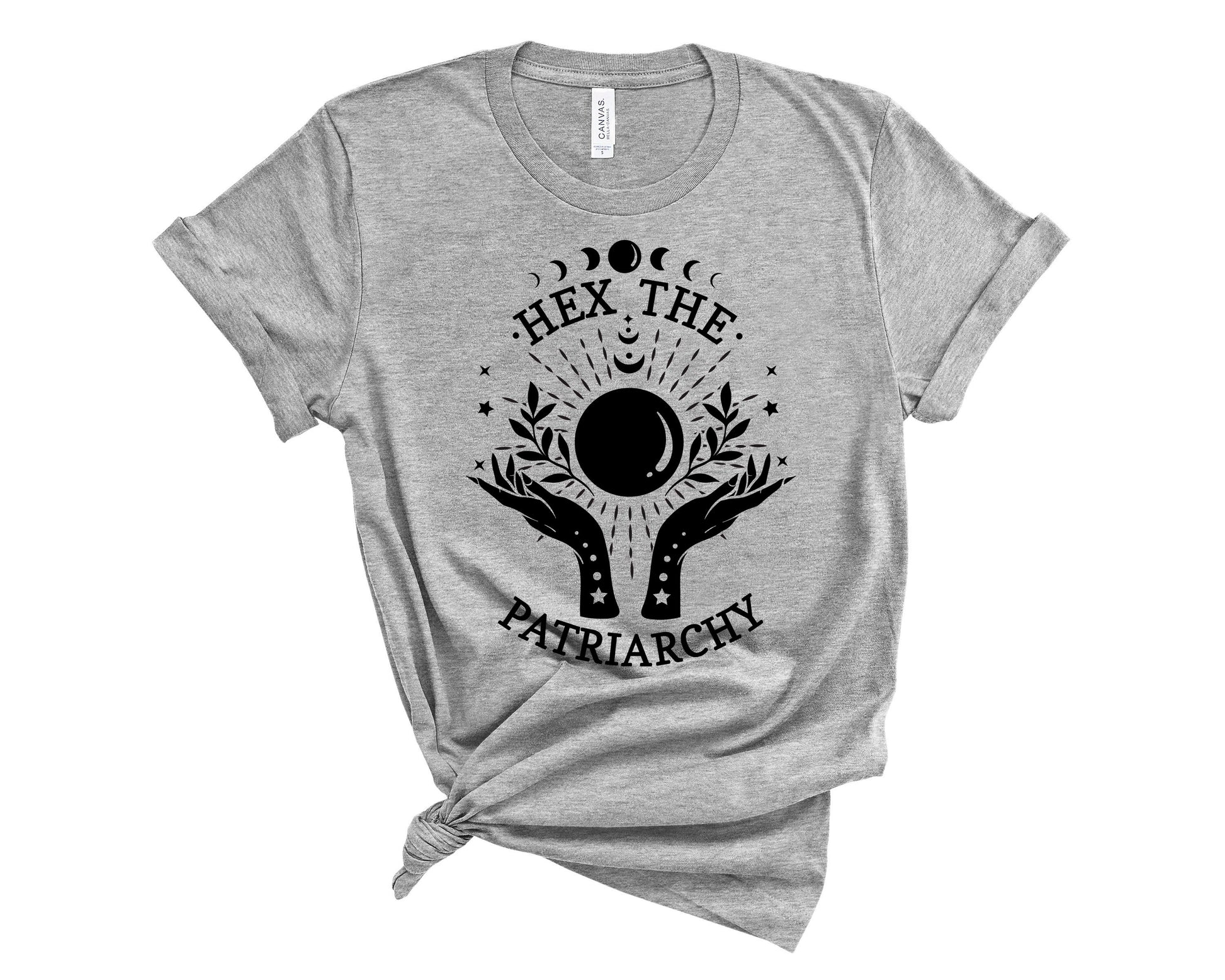 Hex the Patriarchy T Shirt, Feminist Shirt, Celestial Mystic, Smash the Patriarchy, Feminist Witch Shirt,