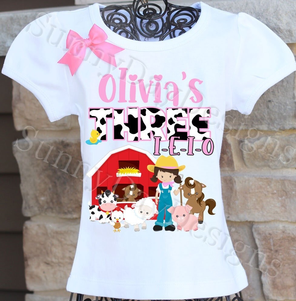 Farm 3ieio Birthday shirt