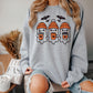 Cute Ghost Sweatshirt, Halloween Cozy Fall Sweater, Women's Halloween Apparel, Fall Season Outfit, Graphic Sweatshirt