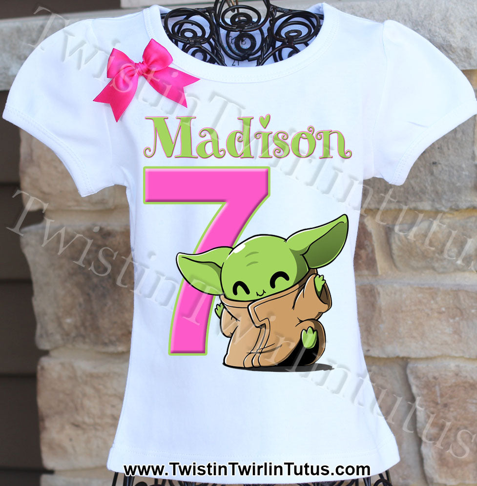 Baby Yoda Family Birthday Shirts