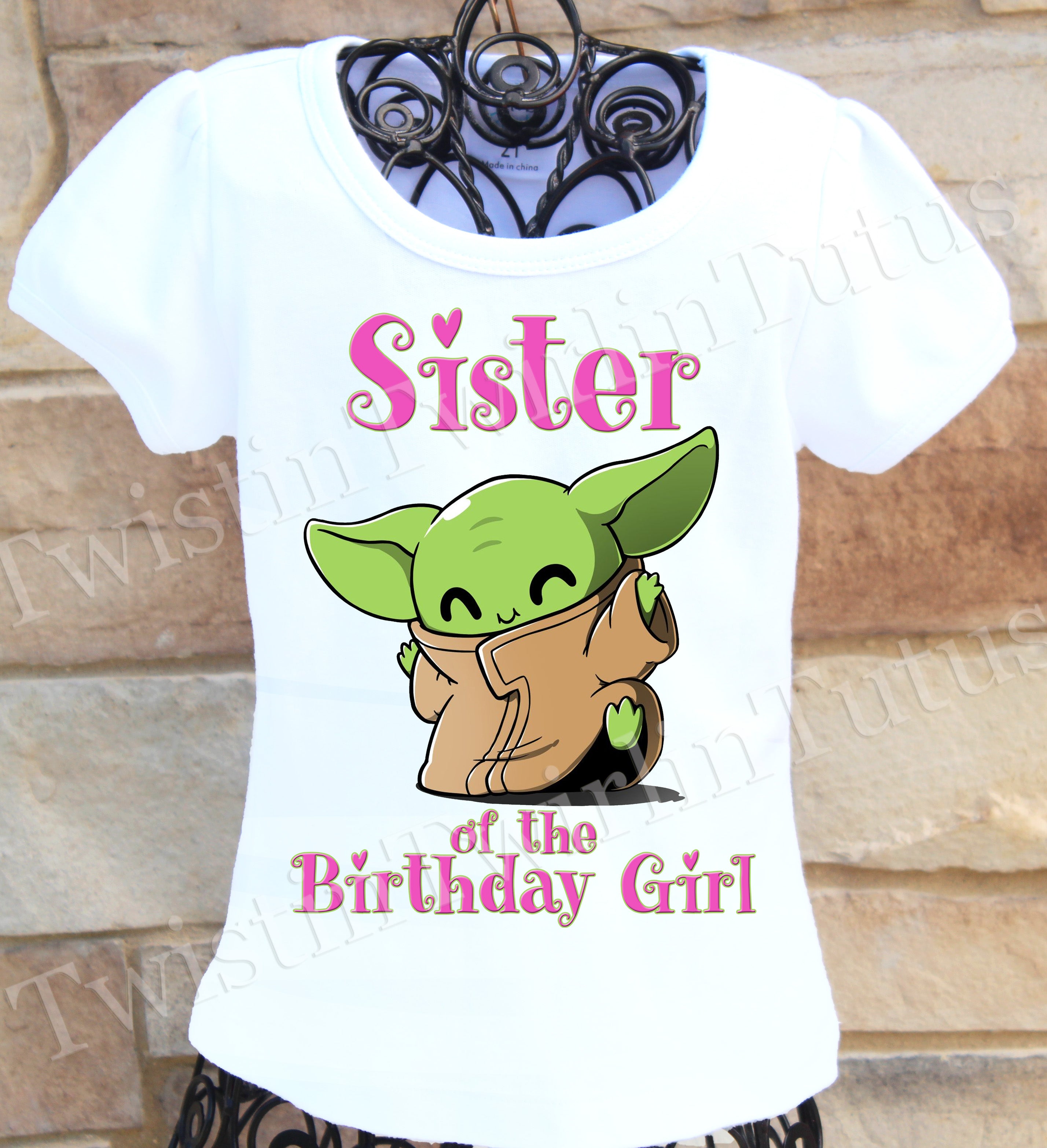 Baby yoda shirt store girls