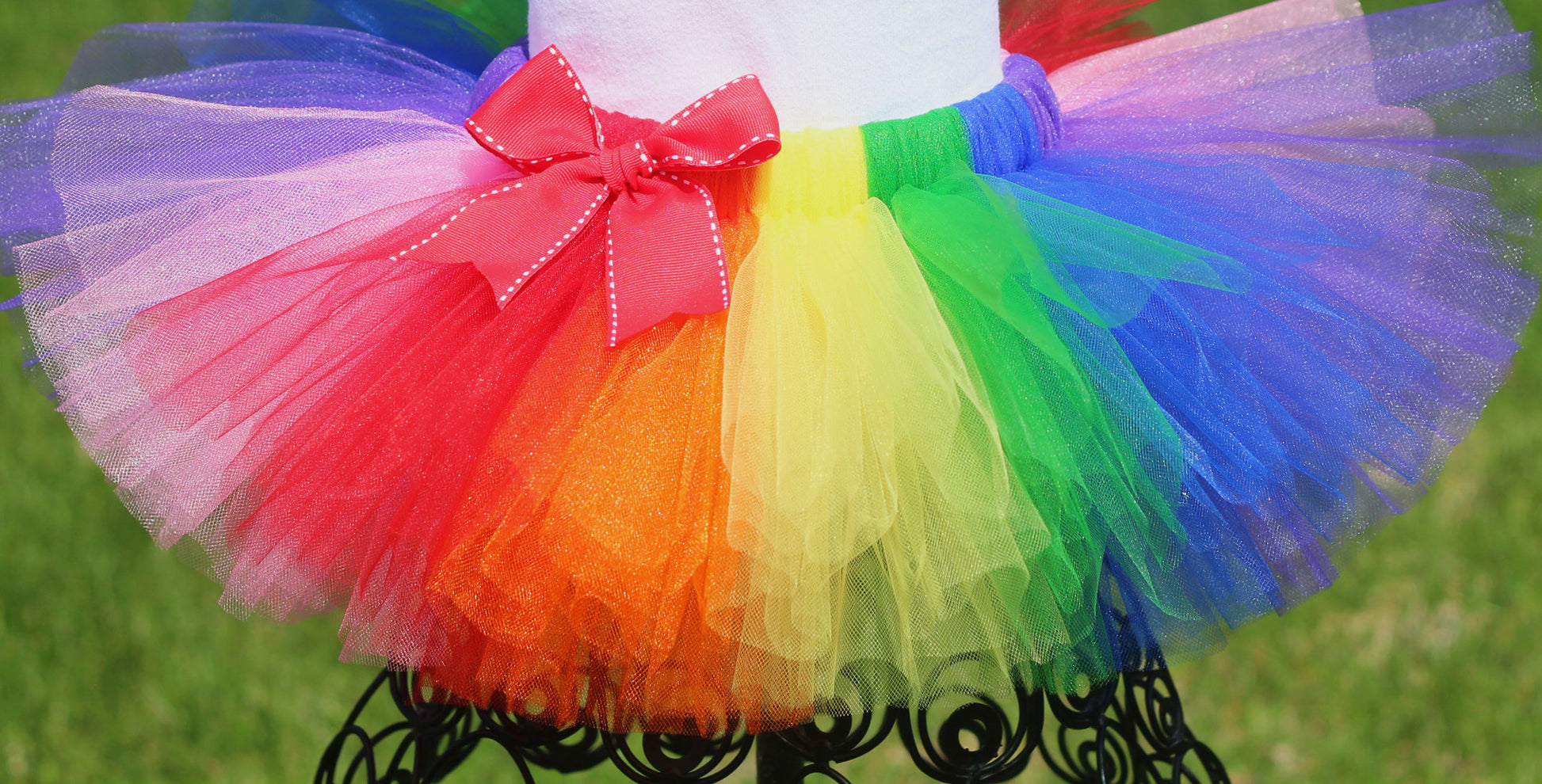 Plus Size Rainbow Tulle Skirt Adult Long Rainbow Tutu Skirt Outfit